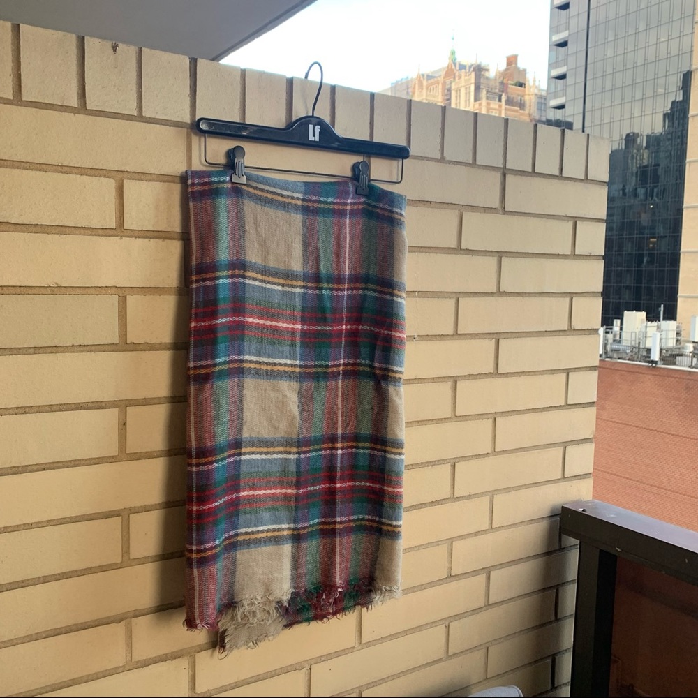 Zara, plaid scarf